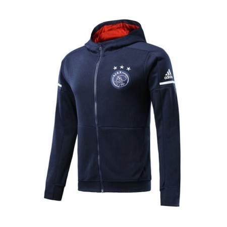 AFC Ajax Hooded Trainingsjacke 2017-18 Blau